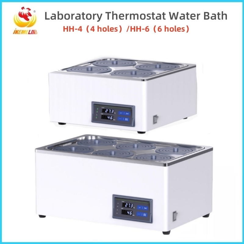 Water Bath Laboratory - WEIAI Laborwasserbad HH-4 mit Digitalanzeige, Konstanttemperatur-Wasserbad,