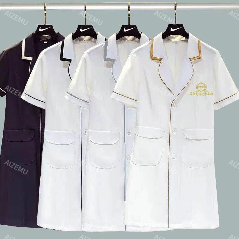 Frauen Spa Kleid Kurzarm Schön – Medical Lab Management Bewertung und Preis
