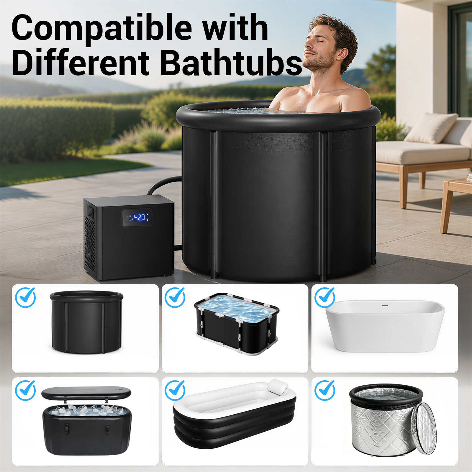 Ovaler Eisbad-Kühler & Kaltwas – Water Bath Laboratory Bewertung und Preis