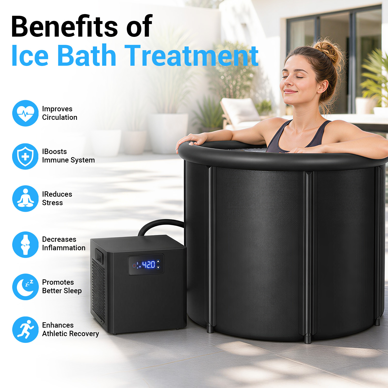 Ovaler Eisbad-Kühler & Kaltwas – Water Bath Laboratory Bewertung und Preis